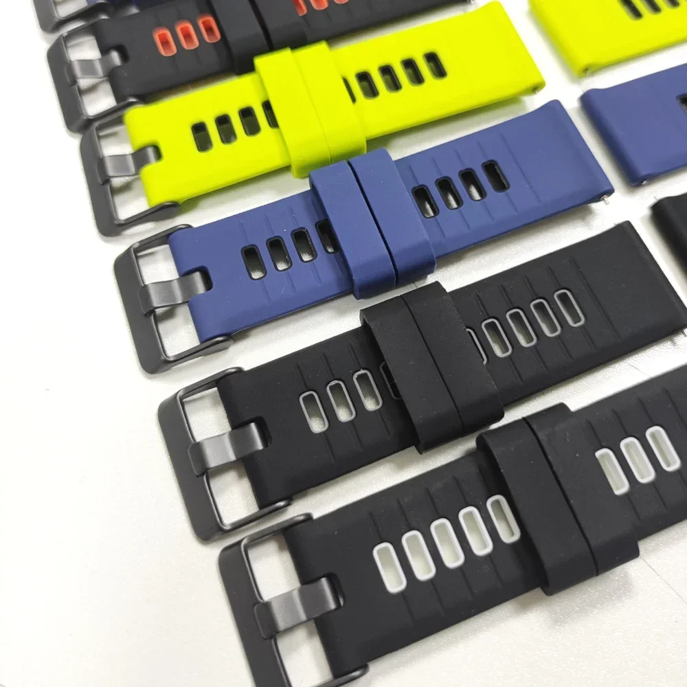 22 مللي متر سيليكون حزام ل Huami Amazfit BALANCE 2/Bip6/GTR 4/3/2 GTR 47 مللي متر سوار ساعة ذكية لساعة Xiaomi S4/S3/S1/Color 2 Sport