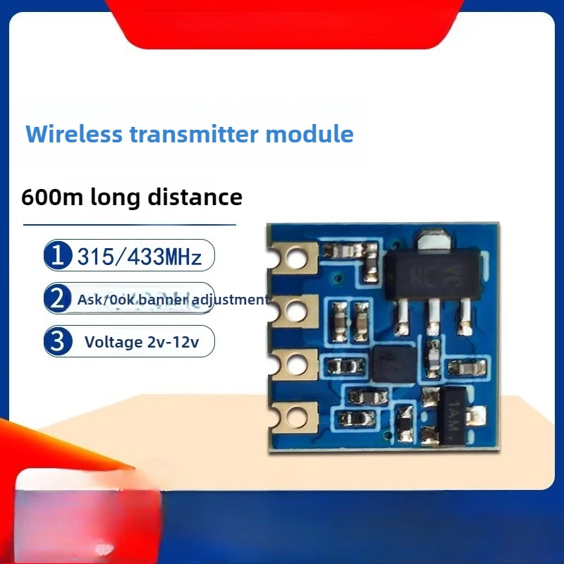 5PCS/LOT N02 Wireless Remote Control Transmission Module, 600 Meters Long Distance, 433MHz High Power
