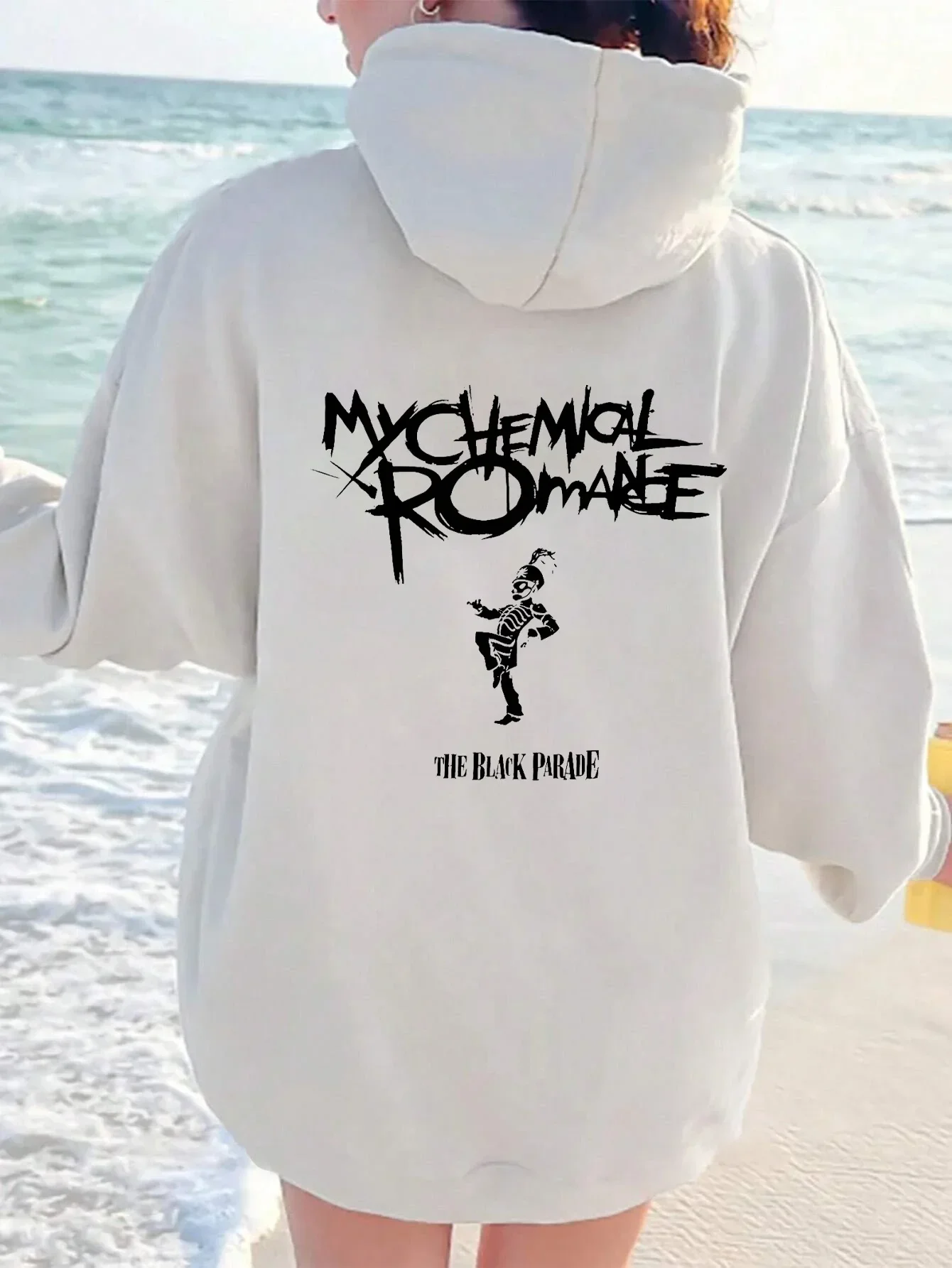 My Chemical Romance Mcr Band Printed Autumn Winter Hoodies Loose High Quality Comfortabled Punk Emo Rock Fashion Women\'s Tops