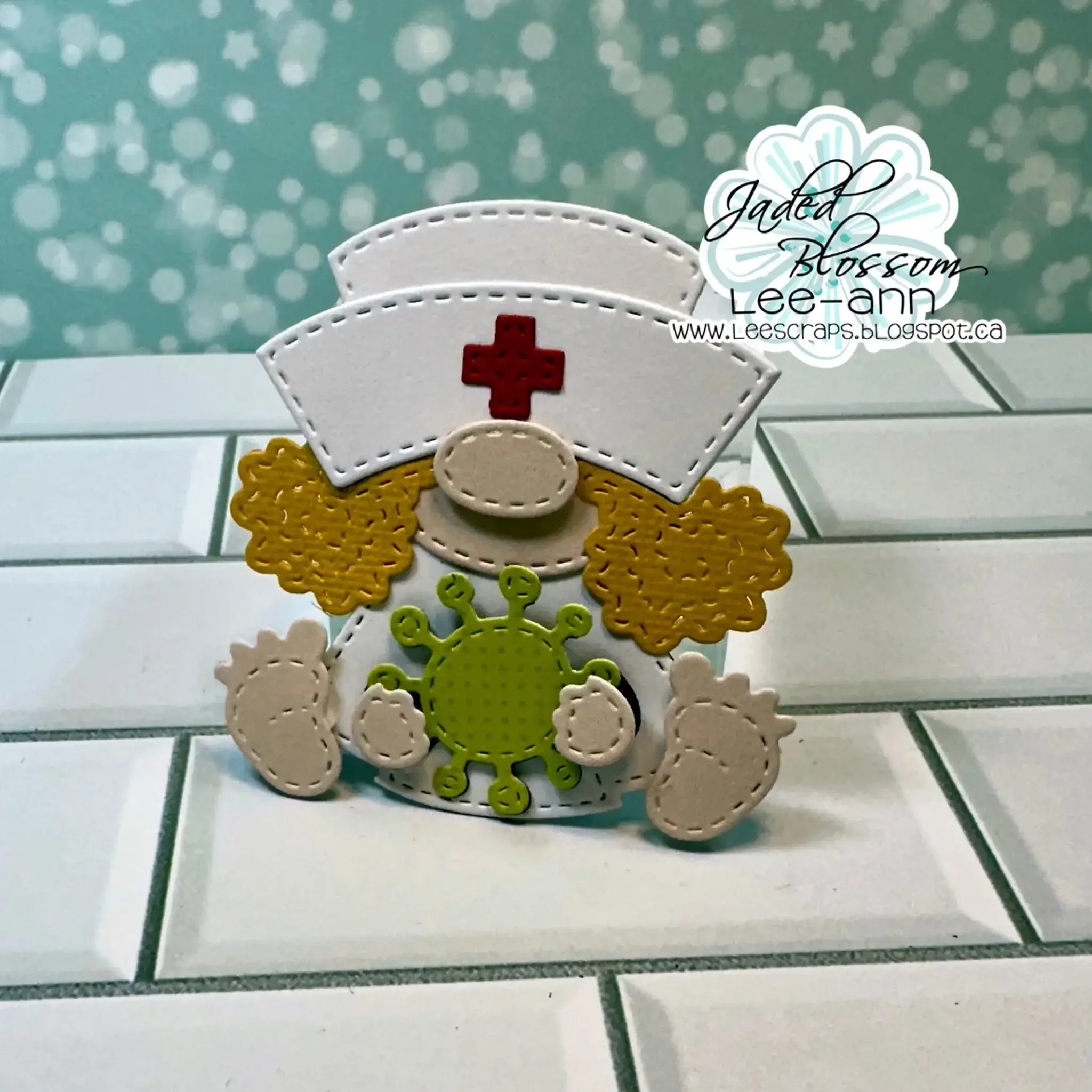 Gnome Medical Letter Clear Stamps Metal Cutting Dies Stencil DIY Decorating Scrapbook Paper Card Album Embossing Craft Die