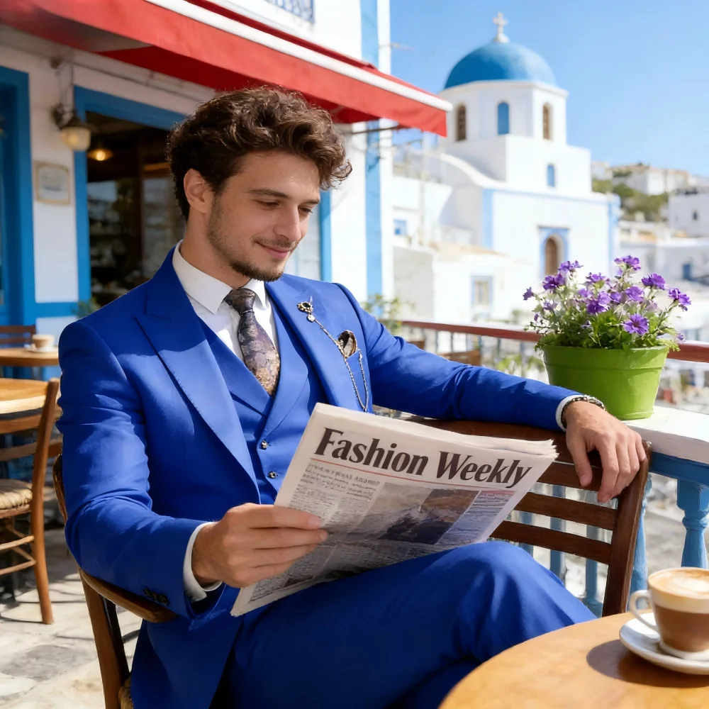 

Мужской формальный свадебный комплект Terno, облегающий комплект из 3 предметов, классический элегантный пиджак, пальто, жилет, брюки, ансамбль для жениха