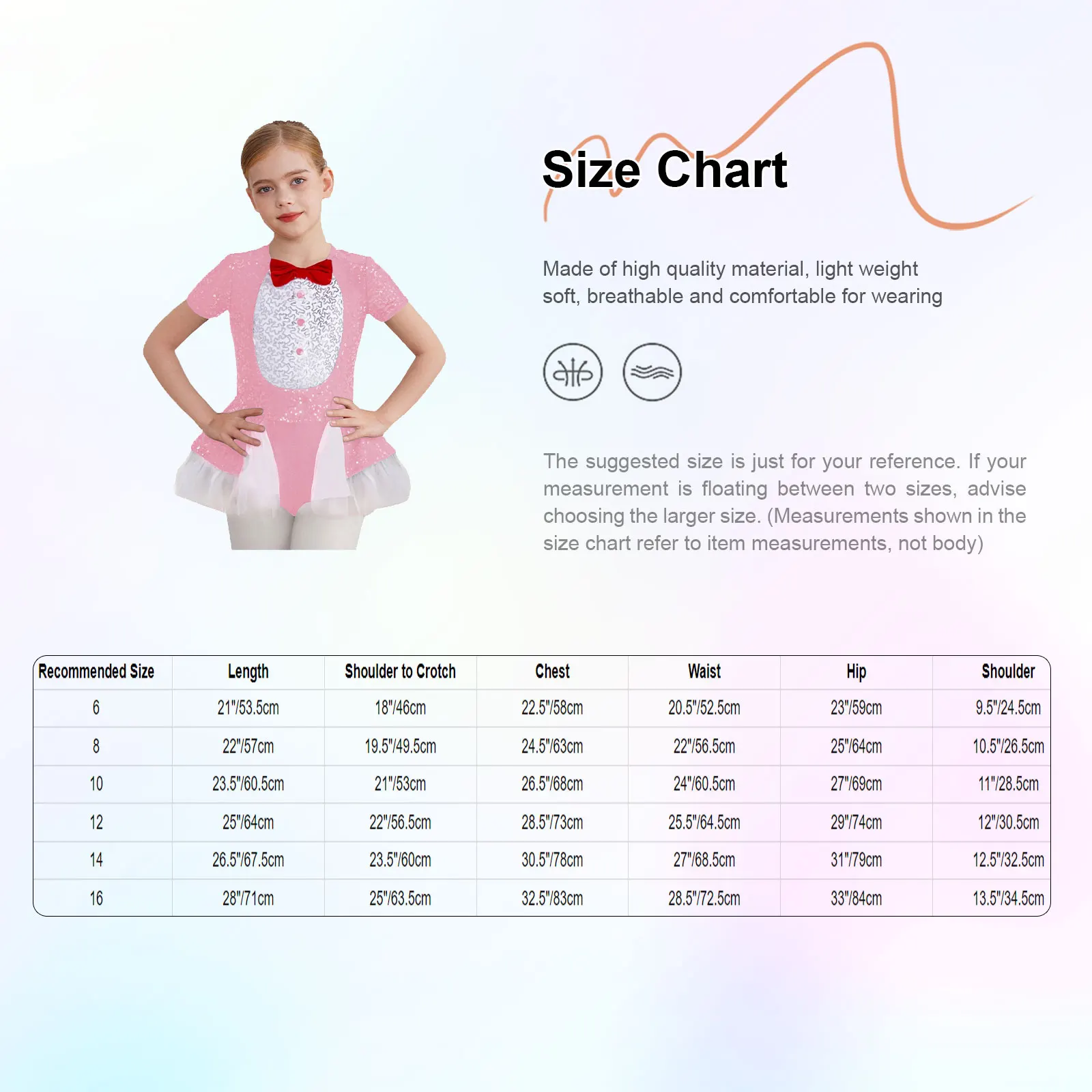 キッズガールズバレエドレスペンギンコスチュームスパンコールカラーコントラスト半袖蝶ネクタイボタンパフィーメッシュスカート内蔵ショーツ付き