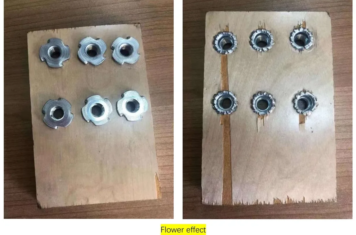 Furniture Riveting Machine / Four Paw Claws T-Nut Riveting Machine for Wood Processing