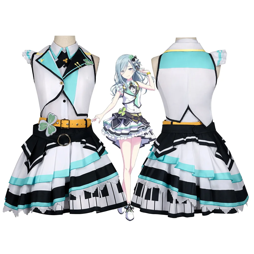 

Project Sekai Colorful Stage Cosplay Costume More More Jump Team Uniform Minori Airi Shizuku Haruka Stage Dress Idol Dress