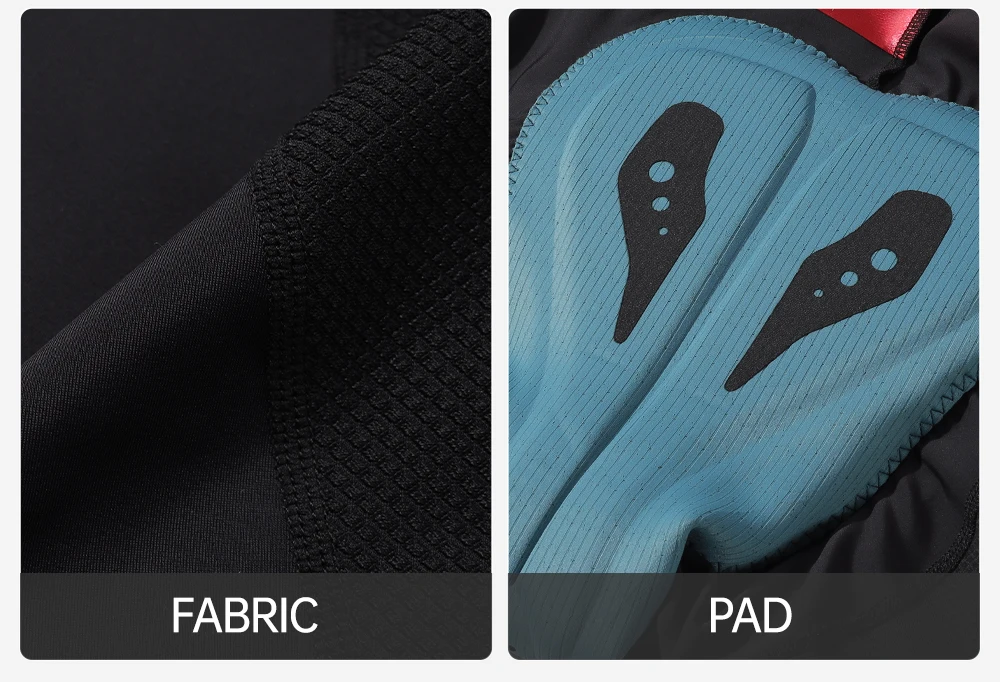 ZRSE Herren-Radhose mit Trägern, 7H, Italien, gepolstert, atmungsaktives Material, Herren-Fahrradbekleidung, MTB, Rennrad, Frühling, Sommer, bequem zum Radfahren. – Detail 21
