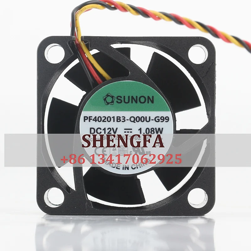 

Original SUNON PF40201B3-Q00U-G99 DC12V 1.08W 4CM 4020 40*40*20MM double ball cooling fan