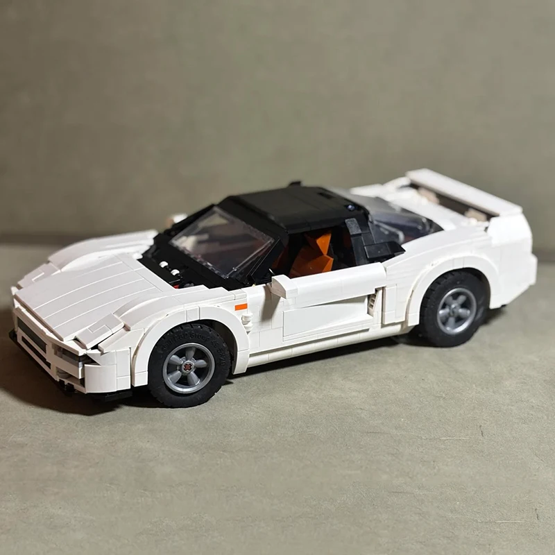 High-quality New MOC-238637 Technical White Super Sport Car Racing Compatible 10295 Block Brick Puzzle DIY Toy Chrismas Gift Boy