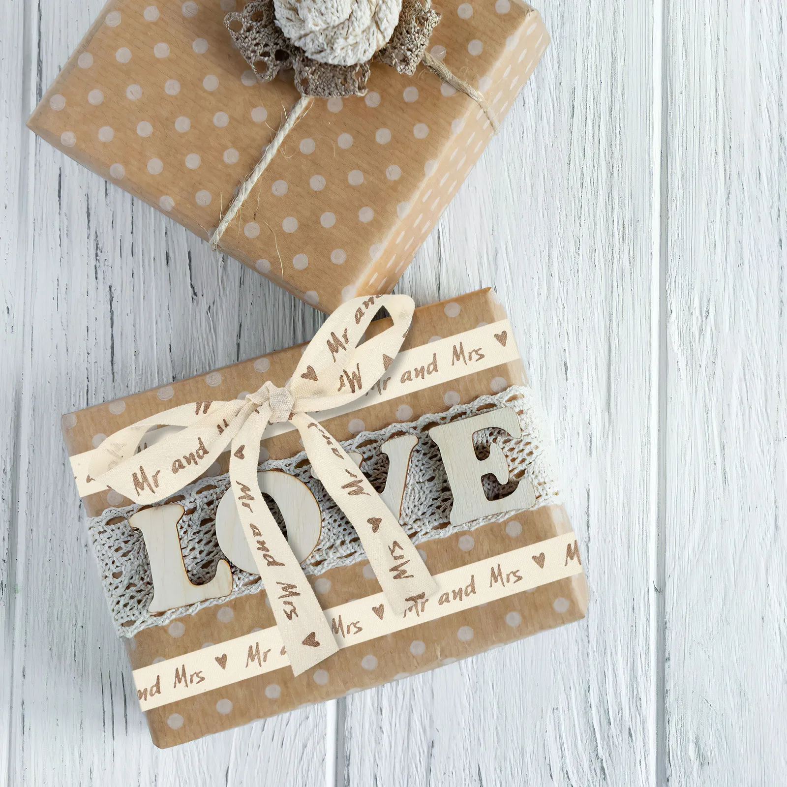 

Cotton Ribbon for DIY Gift Wrapping Decorative Ribbon Creative Design Perfect Bow Making Enough Length Matching Craft Projects
