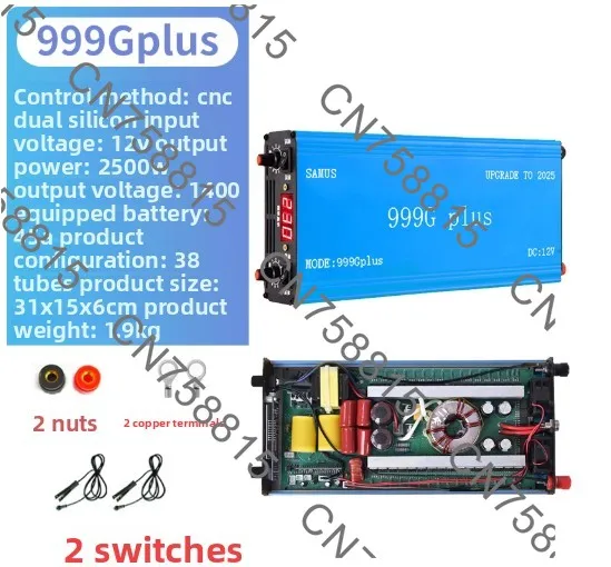 

Output Power: 3000 Watts, Output Current: 140 Amperes, 999GPLUS High Power Electronic Supercharger, 12.6 Volt Power Converter