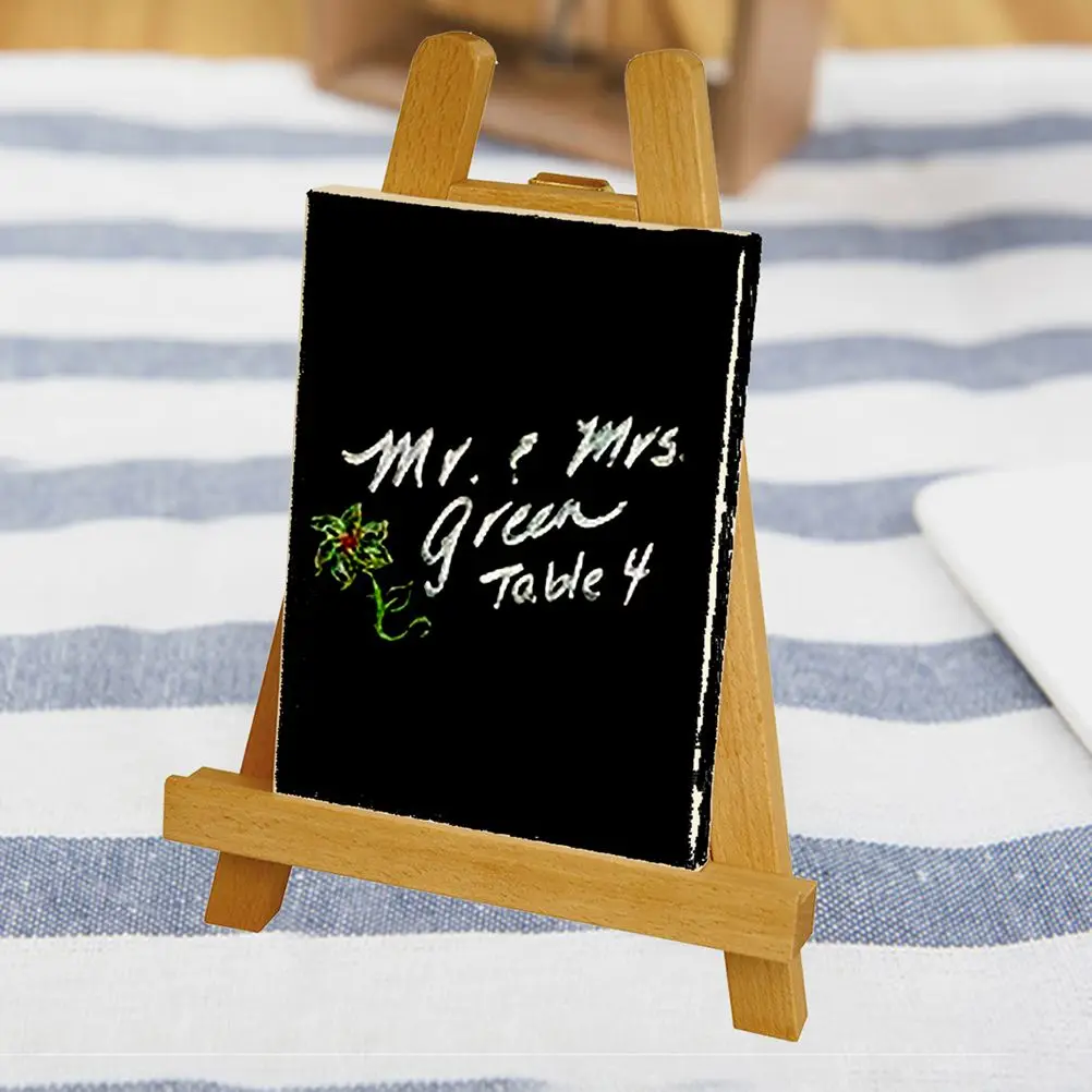 Wooden Tripod Beginning Artist Easel Display Stand Photo Elegant Mini Bamboo