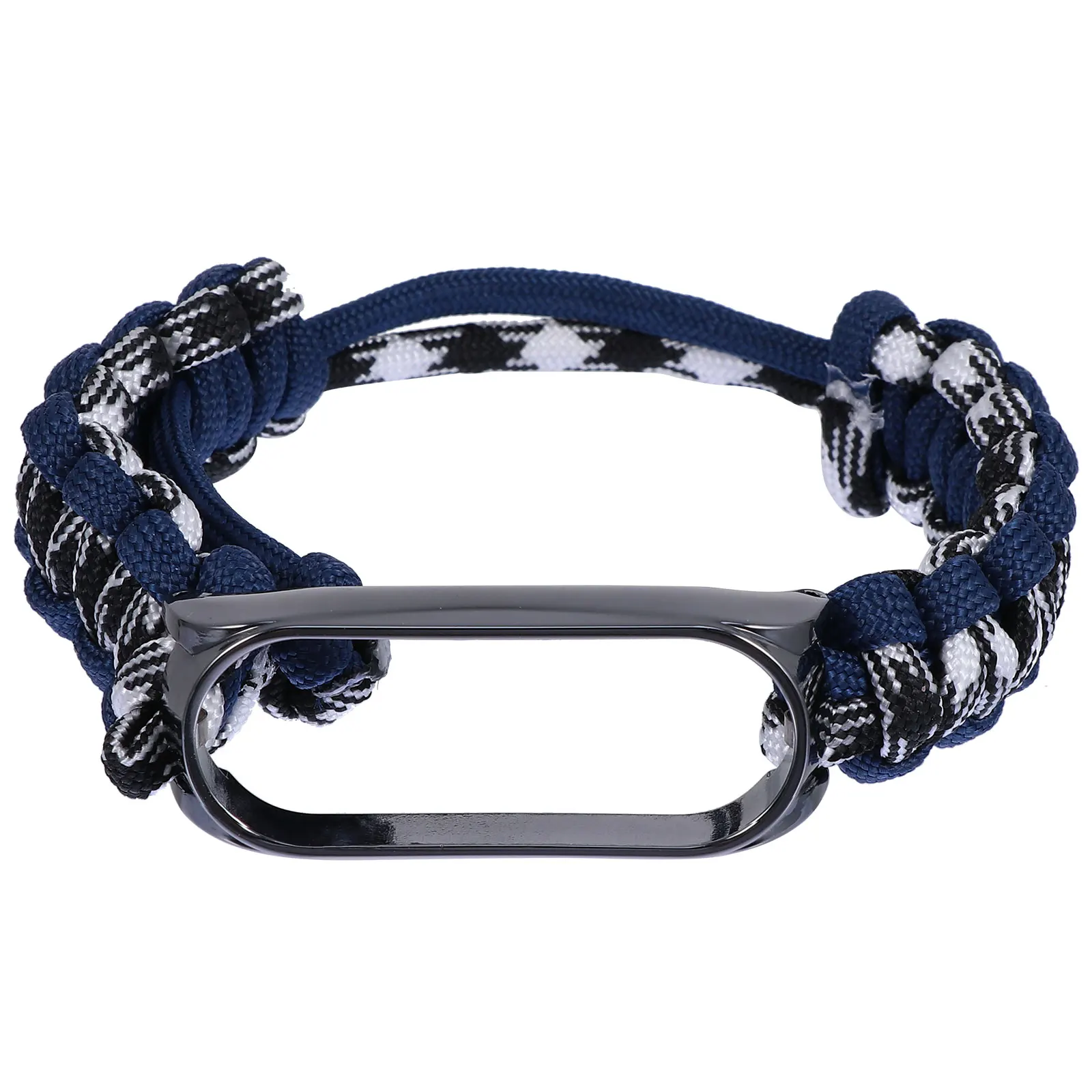 حزام ساعة بديل على شكل زهور باللون الأزرق الداكن لـ 5 سوار معصم خفيف الوزن للاستخدام اليومي #6