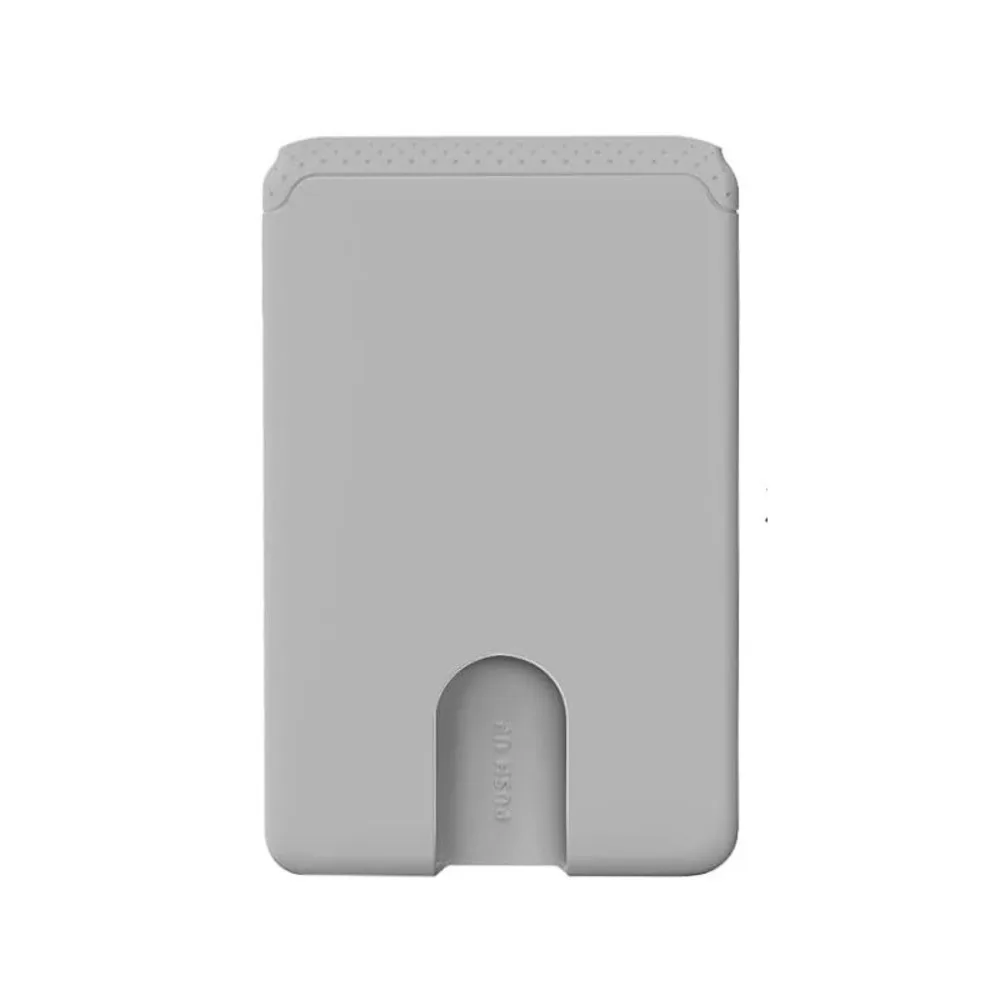 Self-Adhesive Phone Holder Sticker Soft Silicone Mobile Wallet Compact Card Clip Credit Card Holder Compatible All Smartphones