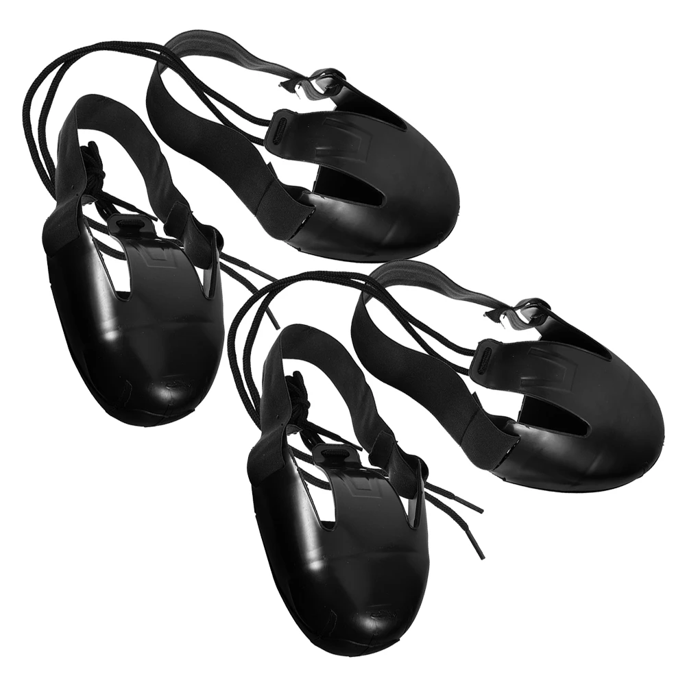 

2 Pairs Anti Smash Reusable Caps Safety Shoes PVC Guard Non Slip Durability Comfort Construction Visitor Labor