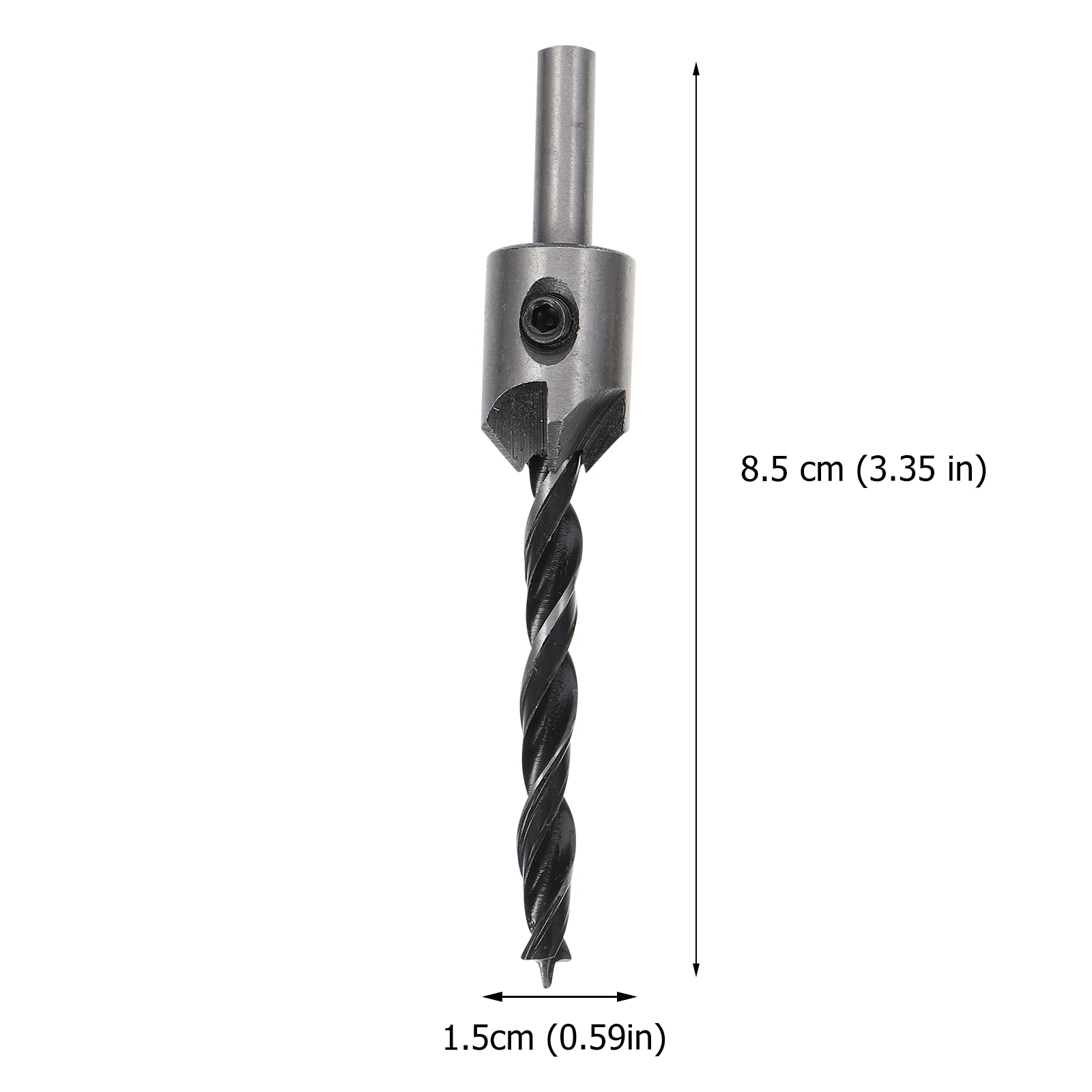

Countersink Drill Bit Set Tapered Woodworking Steel Material Lightweight Storage Practical Design Tools Accessories