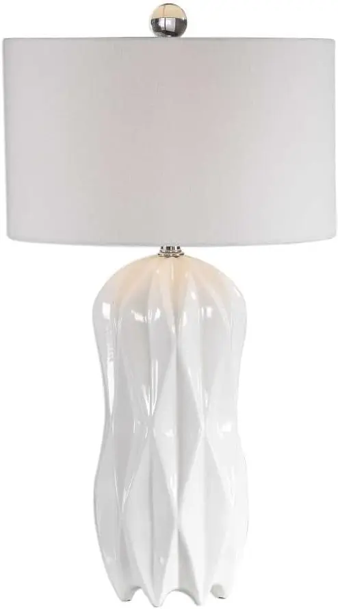 Uttermost Malena - One Light Table Lamp - 17 inches Wide by 17 inches deep