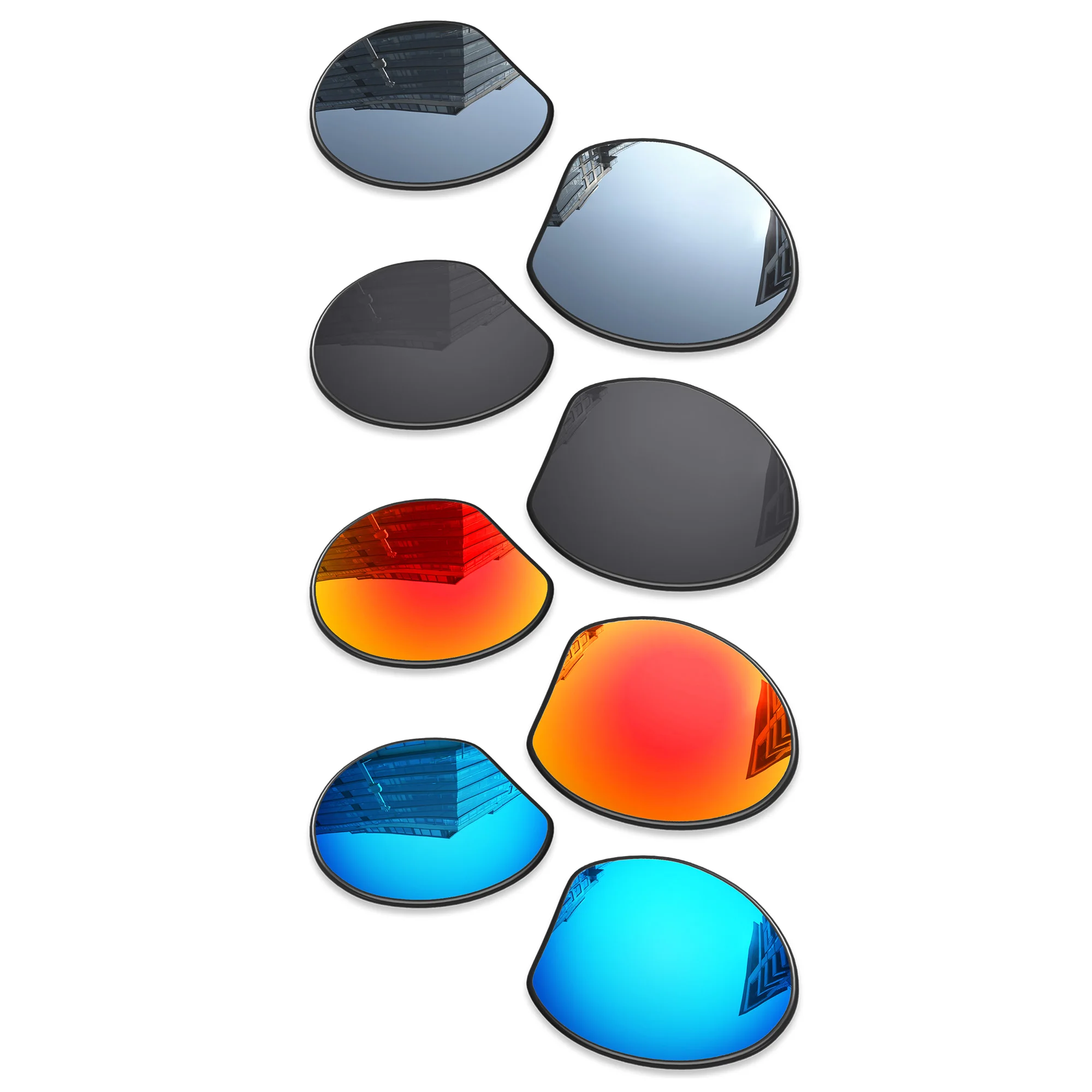 Lentes de repuesto polarizadas ONDEX para gafas de sol Oakley Meta HSTN OW8002 de 51 mm, varios colores