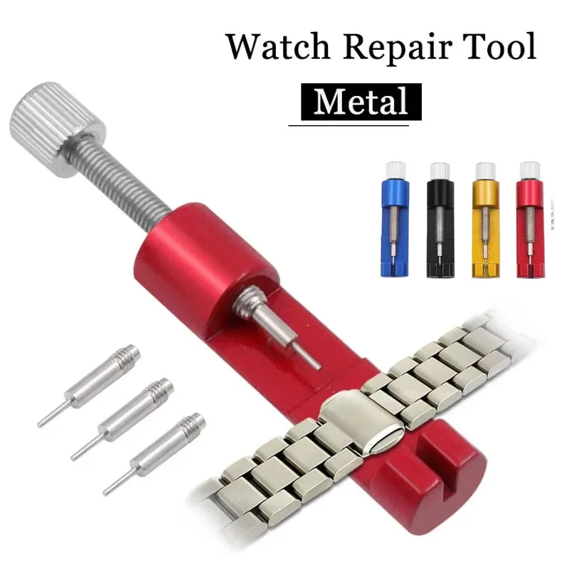 Metal Watch Repair Tool Adjusting Watch Strap Tool Link Pin Tool Remover Easy Bracelet with Watch Pin Band To Remover Adjust