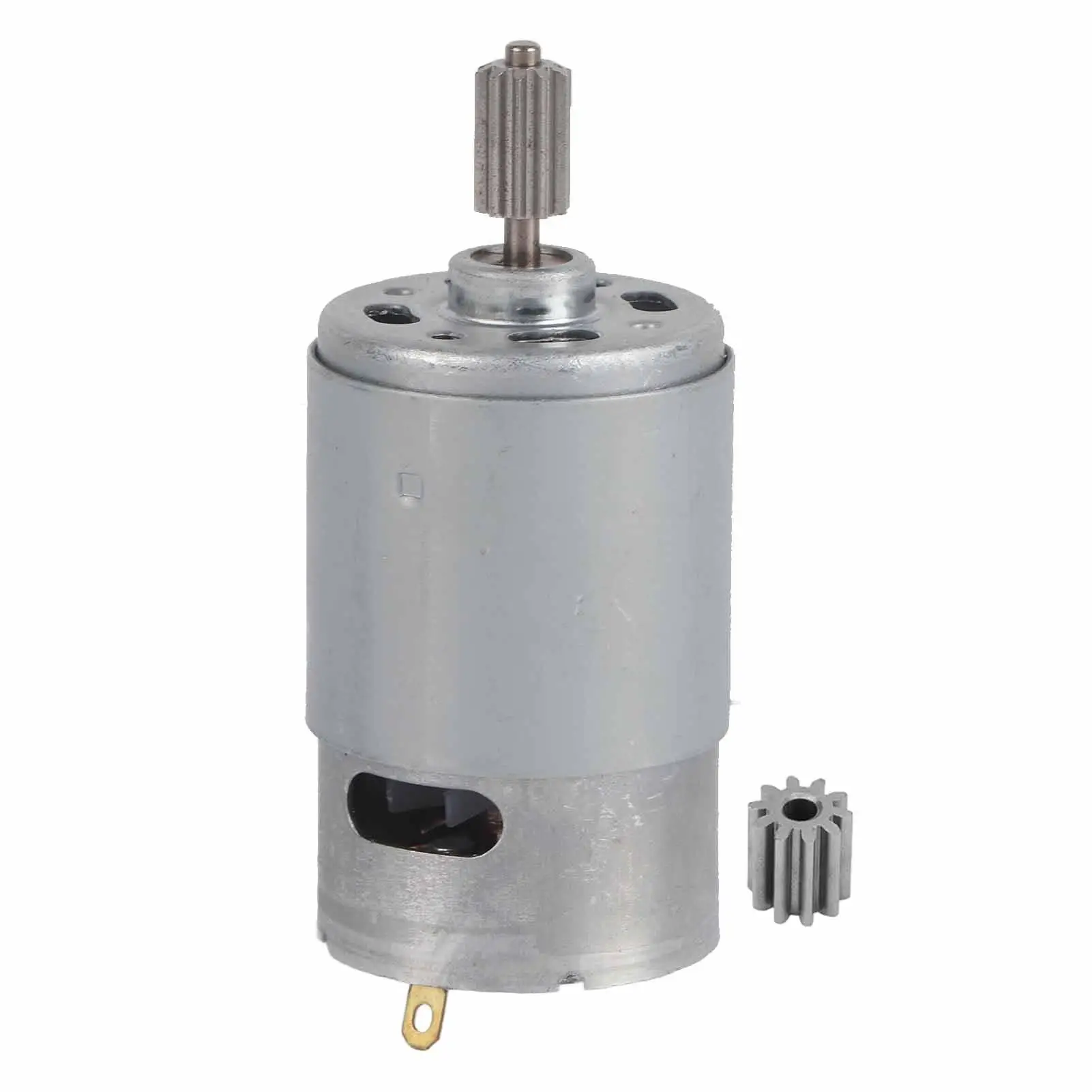 12V RS550 High Speed Micro Motor 8000-30000RPM with 2pcs Tooth Tip for electric Drill/Toy Car/Motorcycle