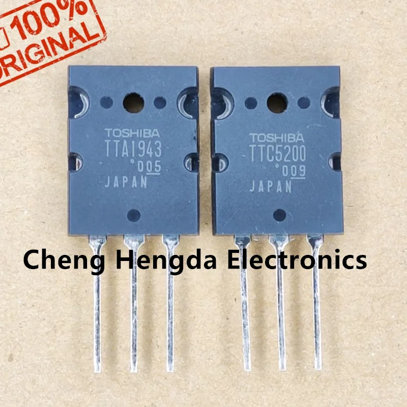5Pairs 100% new TTC5200+TTA1943 TO-264 Audio Power Amplifier Transistor