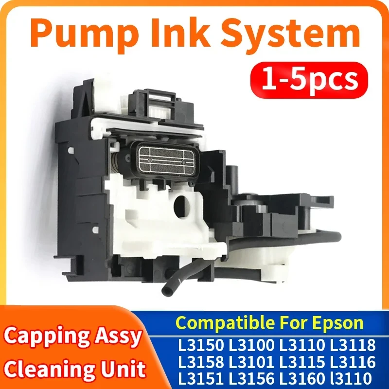 Original New Pump Ink System Capping Assy Cleaning Unit for Epson L1110 L3100 L3101 L3106 L3108 L3110 L3115 L3116 L3150 L3118