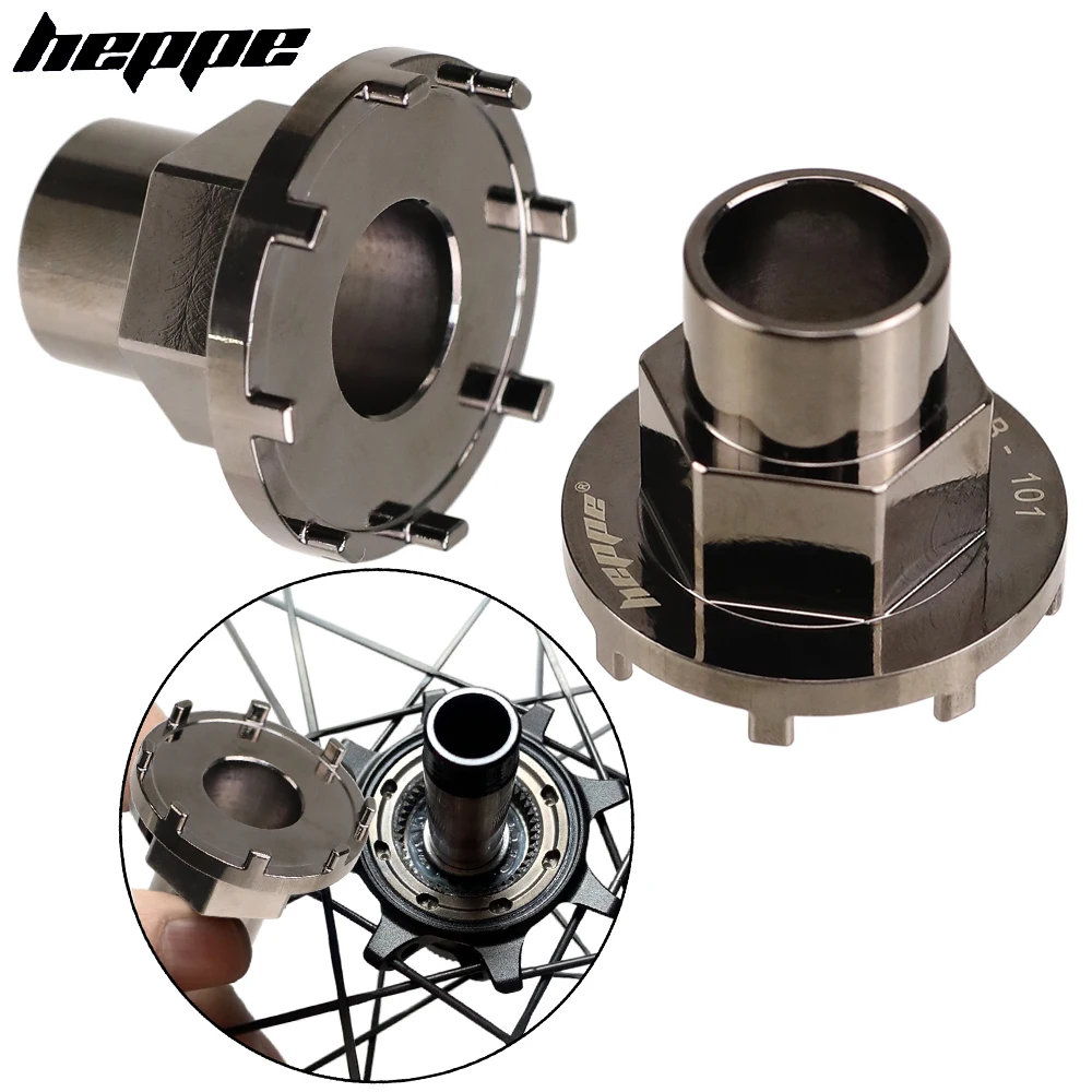 

HEPPE Bike Hub Ratchet Locking Ring Removal Tool Bike Hub Ratchet Ring Disassembly Tool for Vision FSA PRS Hub Ratchet Remover