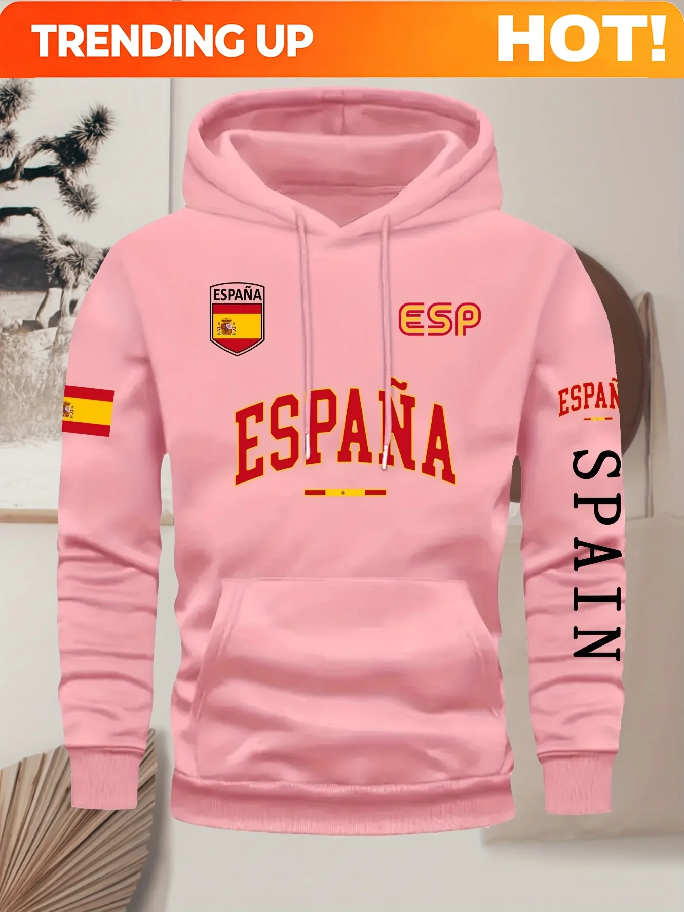 Customization Spanish City Flag Badge Fashion Multi-Pattern Print 
