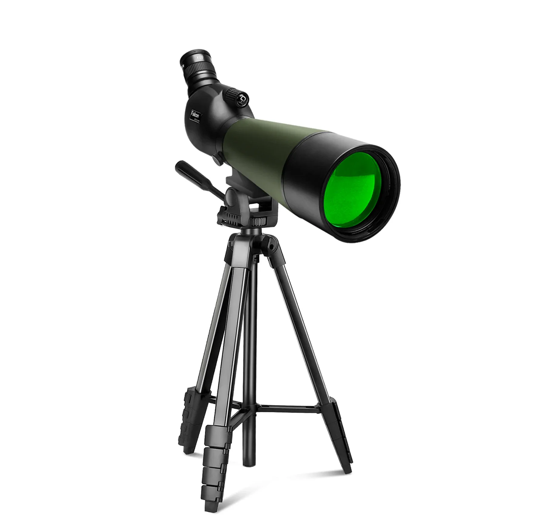 20-60x80 HD Spotting Scope with Tripod BAK4 Factory Wholesale Spotter Scope Bird Watching Wildlife Scenery