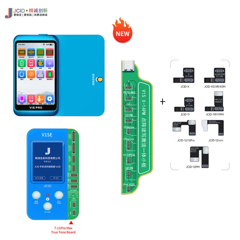 NEW JCID JC Tag Face id Flex Cable for IPhone X XR XS MAX 11 12 PRO MAX Mini Dot Matrix Repair Read and Write Data