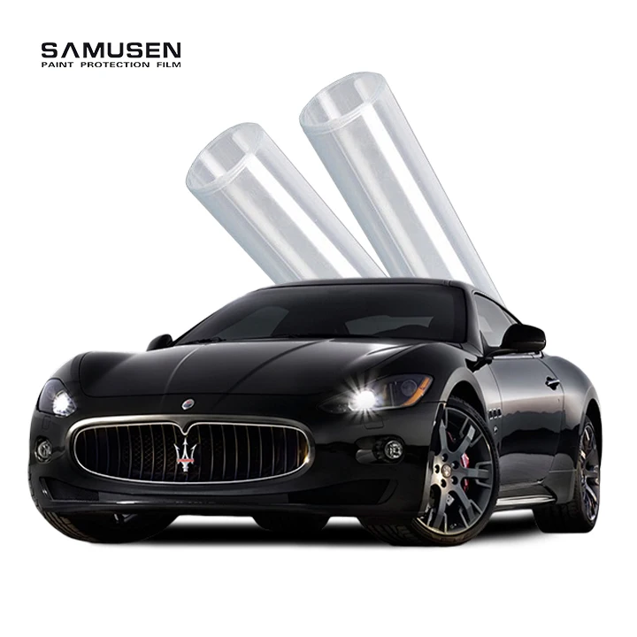 SAMUSEN TPU PPF Film Pelindung Cat Mobil Self Healing Body Glossy Wrap Anti Gores Transparan