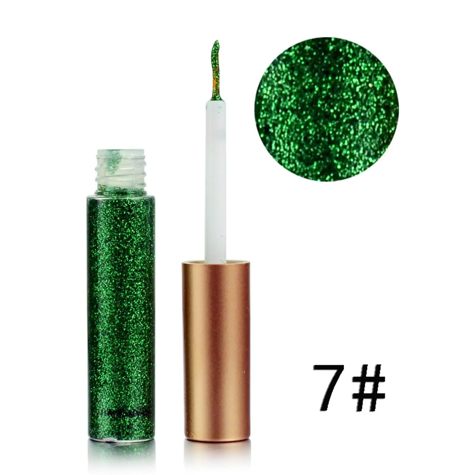 10 Kleuren Vloeibare Glitter Oogschaduw Sprankelende Oogschaduw Hoog Gepigmenteerd