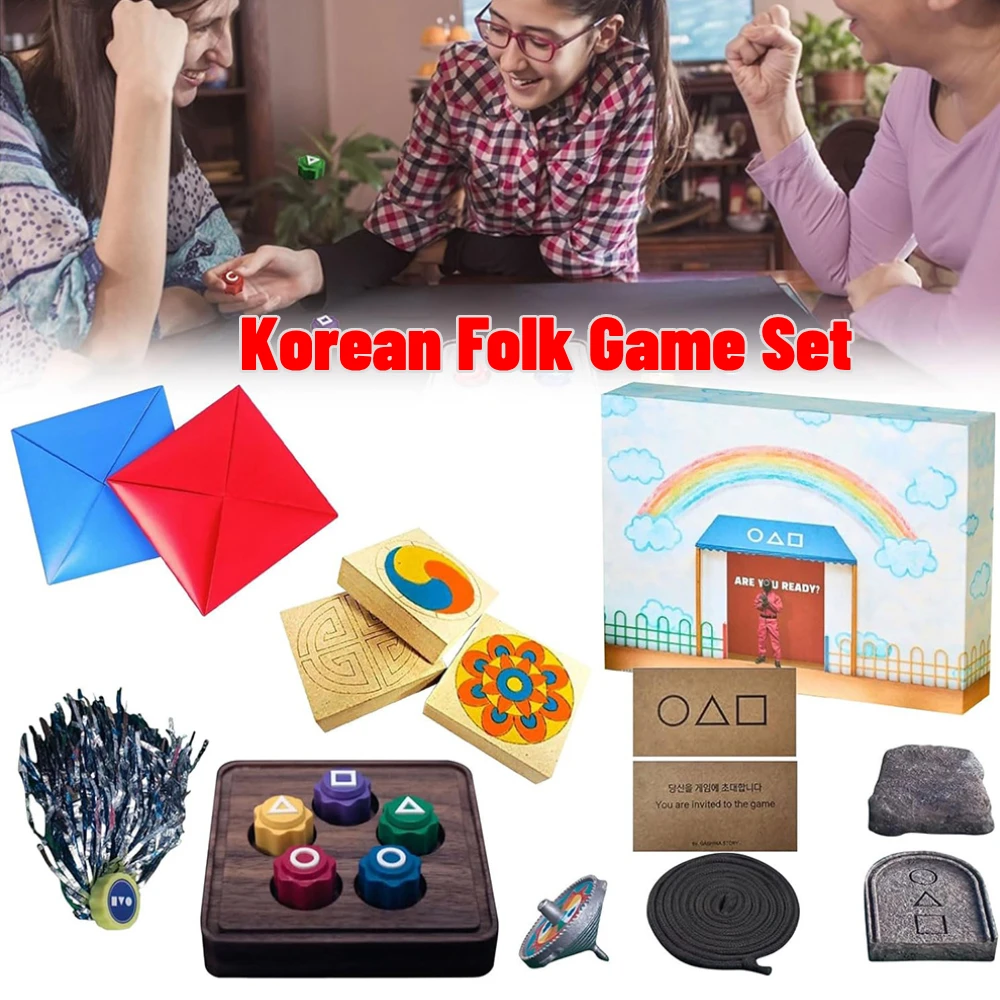 Korean Game Traditional Play Game Fun Jack Stone Pebbles Set Stone Catching Game Props Gonggi Jack Korean Folk Game Set For Kid