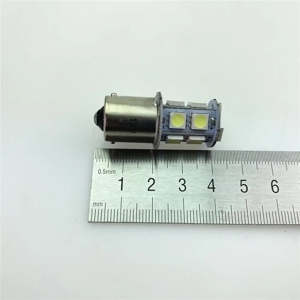 รถกระพริบไฟเบรคไฮไลท์ 5050smd รถ Led พวงมาลัยย้อนกลับ 1156/1157 13 Led