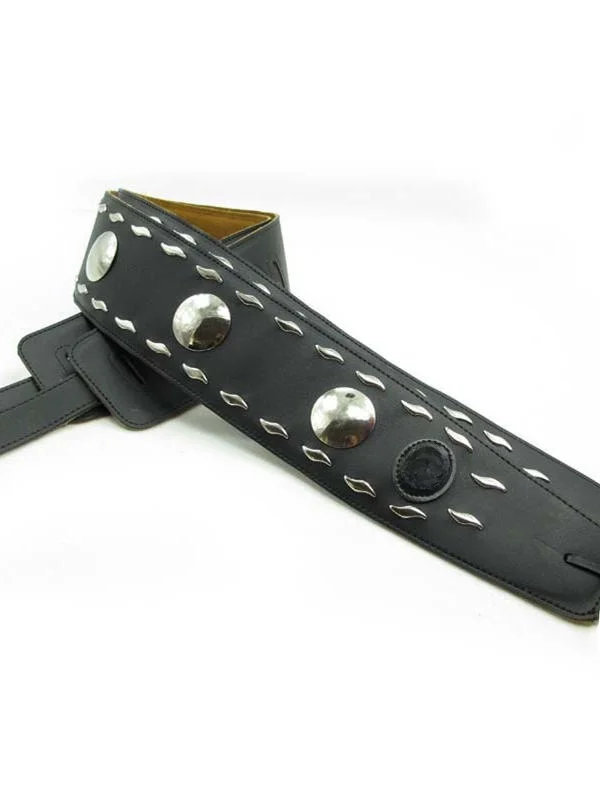 sangle-de-guitare-basse-large-vorson-style-punk-squelette-personnalisee-support-dorsal-pour-guitare-couleur-noire-accessoire-d'instrument-de-musique