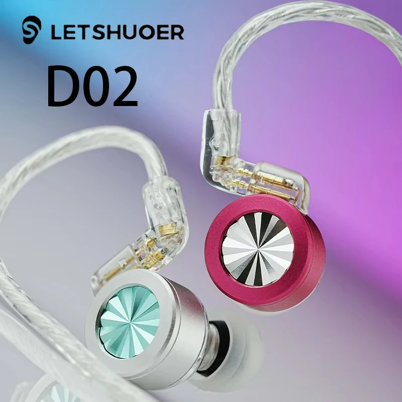 

НОВЫЕ наушники-вкладыши LETSHUOER D02, 11 мм, динамический драйвер, монитор, наушники, сменные кабели, игровые наушники