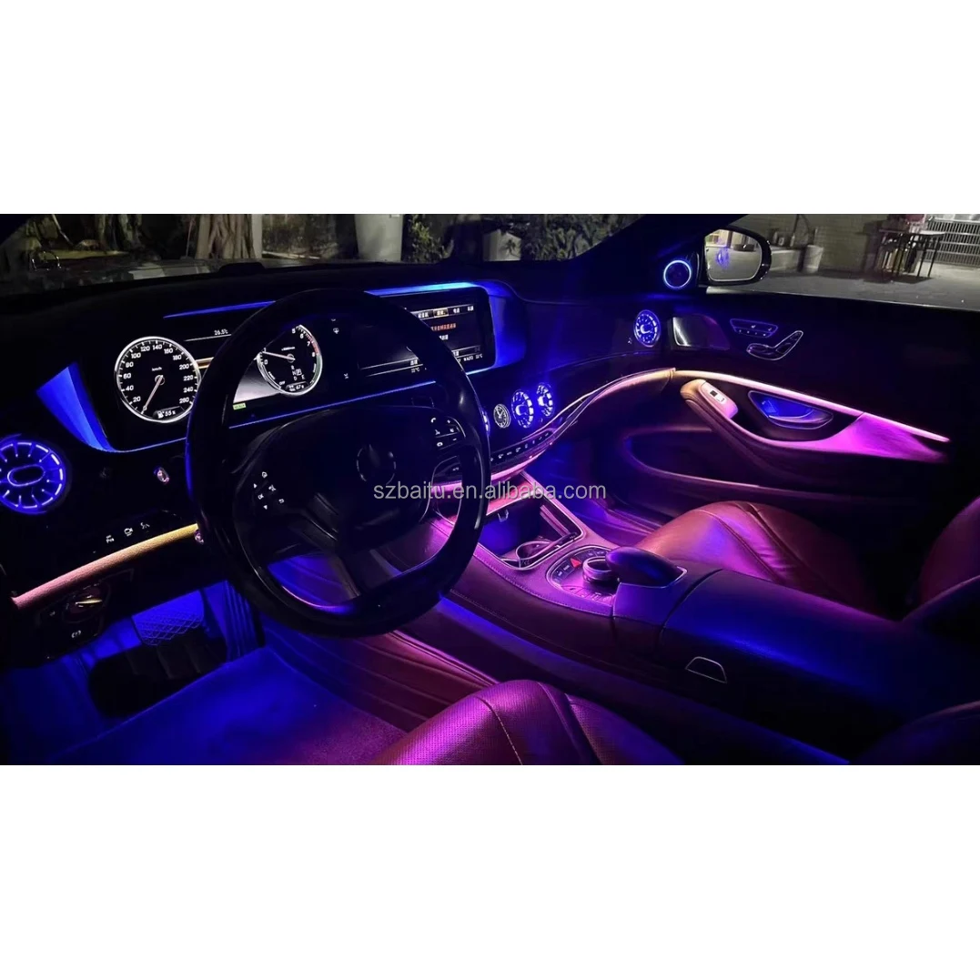 For benz dynamic Ambient Light Car Interior Atmosphere Light Inter Car Light Decorate Lamp Car Accessories