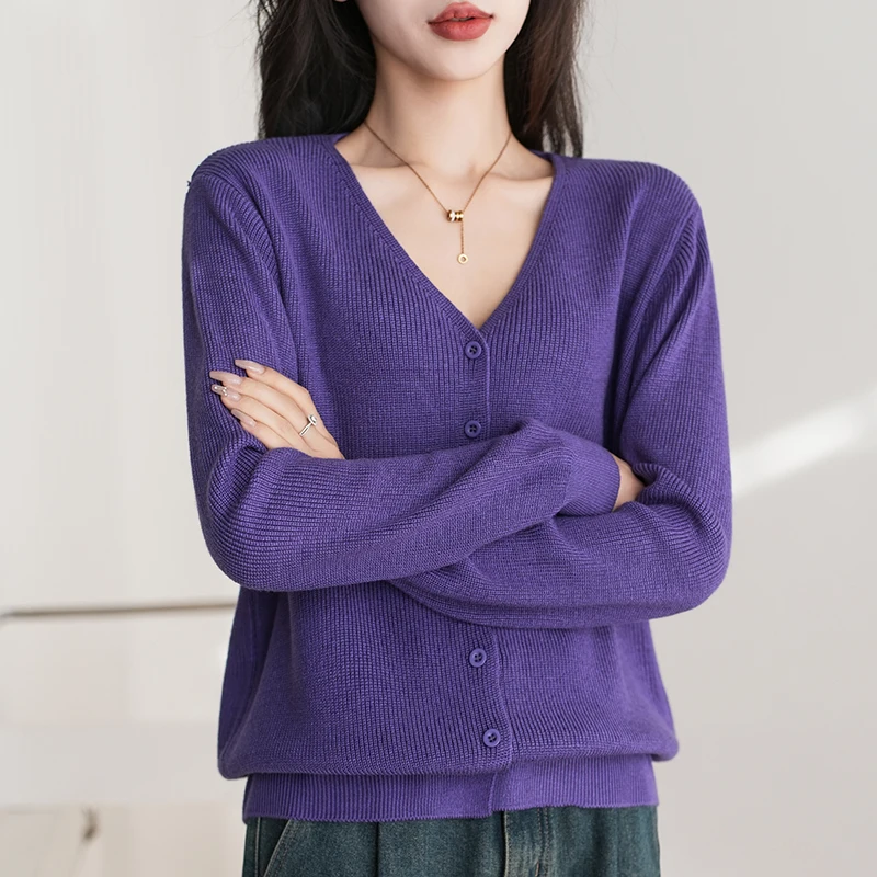 WinvyNee Women Cotton Long Sleeve Cardigans Solid Casual Warm Outerwear Knitwear Tops Autumn Winter Women Clothing B1572001