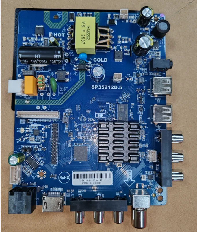 

sp35212d.5 sp352c112d.51x 50w 4-core WiFi network TV motherboard tested, physical photos for 35---80v 200--600ma 25w