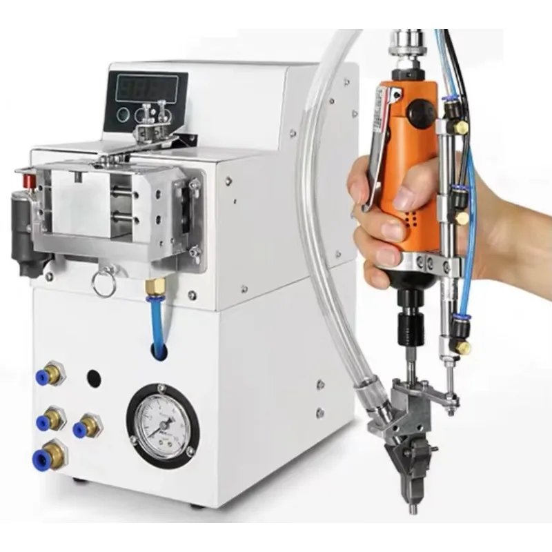 Continuous Pneumatic Electric Handheld Screwdriver for 100-220V Automatic Screw Feeder for DIY Electronics Assembly Power