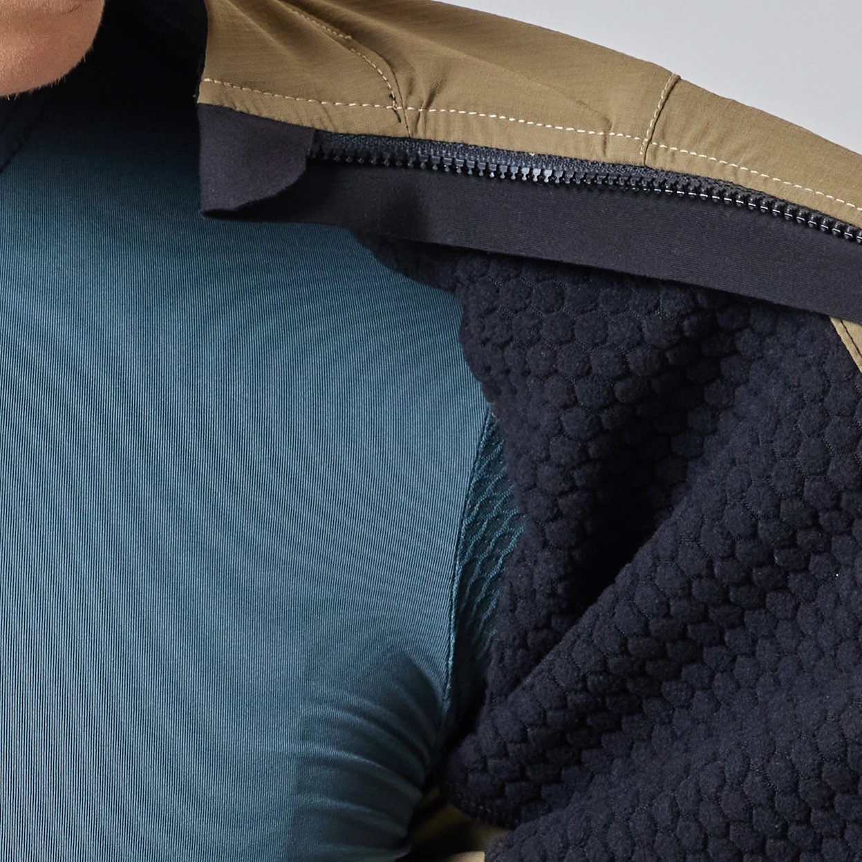 SPEXCEL 22-isolierte Jacke Explore 3-Jahreszeiten-Radjacke aus winddichtem und thermischem Fleece im Inneren, 2-lagig, mit Brusttasche – Detail 9