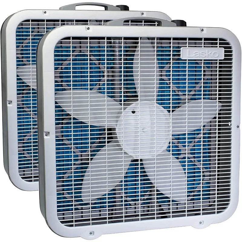 

Lasko Air Flex Steel Портативный 3-скоростной очиститель воздуха для домашнего офиса Машина Коробка Комнатный вентилятор с ручной эргономичной ручкой управления