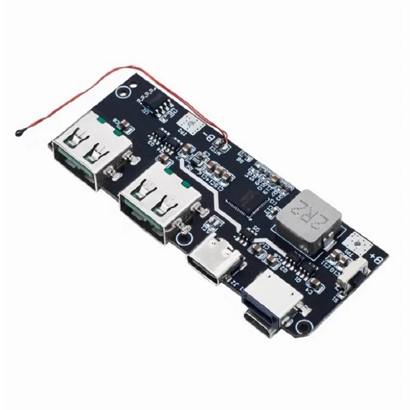 QC4.0 QC3.0 LED Dual USB 5V 4.5A 22.5W Micro/Type-C USB Mobile Power Bank 18650 Charging Module Temperature / Circuit Protection