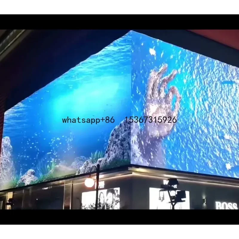 

1 High Performance Large Outdoor 3D Led Video Wall P4 P5 P6 P8 P10 Naked Eye 3D LED Screen For Creative Advertising Display