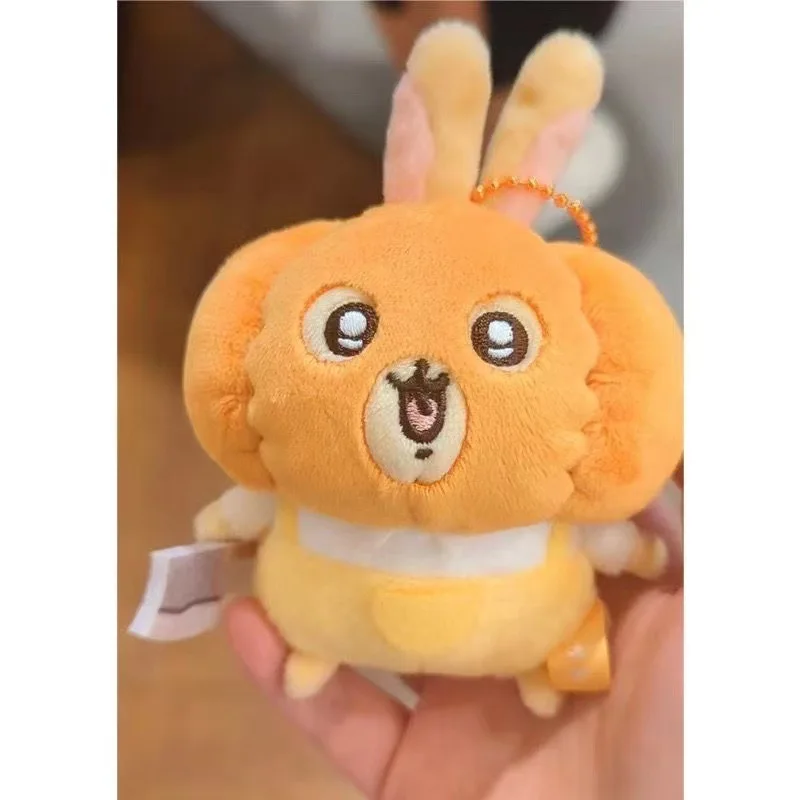 jiyi Halloween-Kürbis-Plüsch-Schlüsselanhänger, Hexenkostüm-Puppe, weicher, flauschiger Taschenanhänger, Sammlerstück, Anime-Feiertagsgeschenk – Detail 2