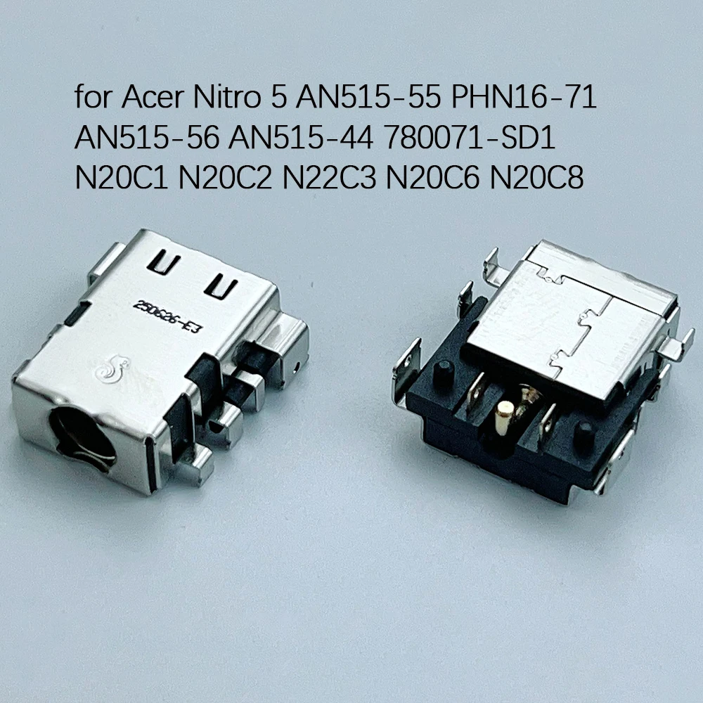1 Stück DC-Buchse für Acer Nitro 5 AN515-55 PHN16-71 AN515-44 55 56 58 AN515-44 780071-SD1 N20C1 N20C2 N22C3 N20C6 N20C8 DC-Anschluss – Detail 1