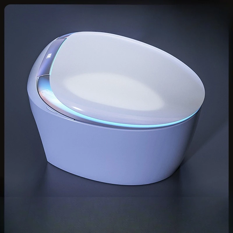 Egg-shaped built-in foam shield smart toilet integrated 360 aromatherapy purification