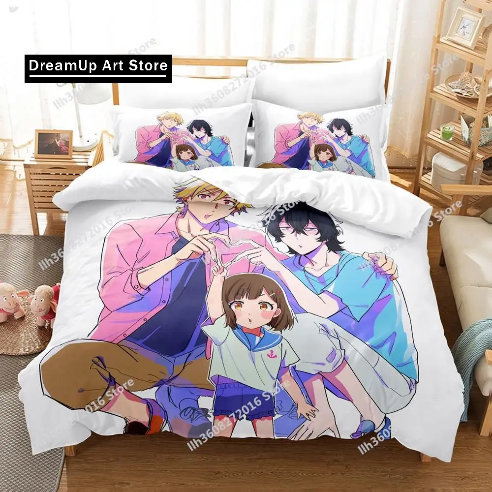 Anime Buddy Daddies Bedding Set Single Twin Full Queen King Size Bed Set Teenager Bedroom Sheet set 3D Print Anime bed sheet set