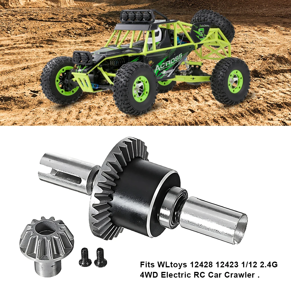 Metal Frente Diferencial Montagem Drive Gear, Wltoys 12428 Parte, WLtoys 1/12 RC Buggy S