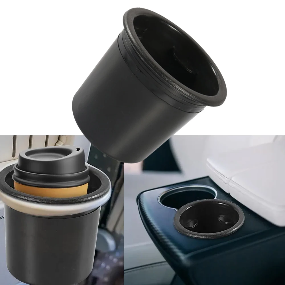 1x Recessed Cup Holder for all RVs Cars Boats Built-Long-lasting Keeps Cups Secure Drop In Plastic Cup Drink Can Holder 90*80mm