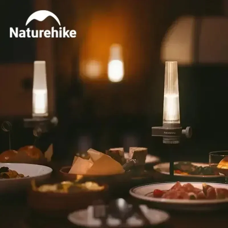 Imagem -02 - Naturehike Acampamento Piquenique Lanterna Ipx4 à Prova Impermeável Água Led Vela Luz Decoração para Casa Lâmpada de Viagem ao ar Livre Lâmpadas Iluminação Portátil