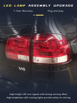 Zadní světla pro Volkswagen VW Touareg 2003-2010 Vylepšení LED DRL zadní světla Automatické směrové světlo Brzdové světlo Příslušenství 10 nejlepší prodej LED zadní světla pro VW Touareg - №10